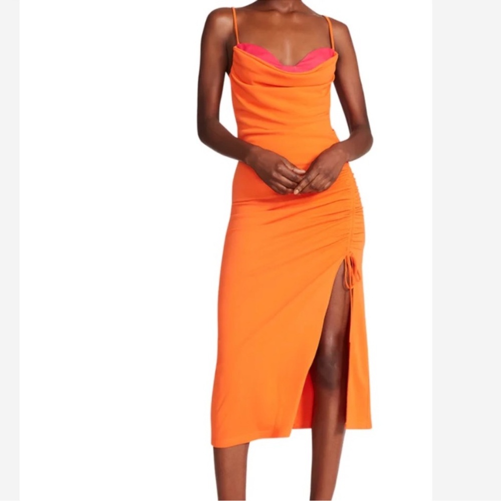 Orange Sleeveless Dress